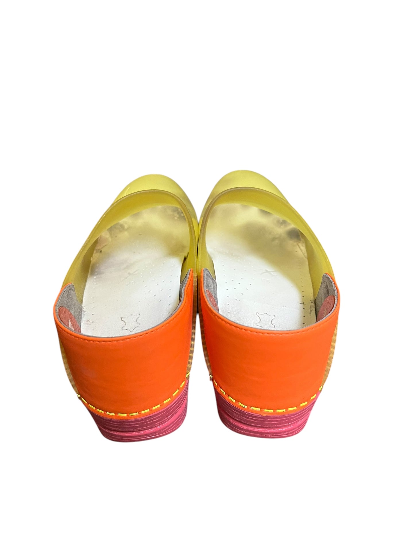 Yellow Dansko Clogs, 39