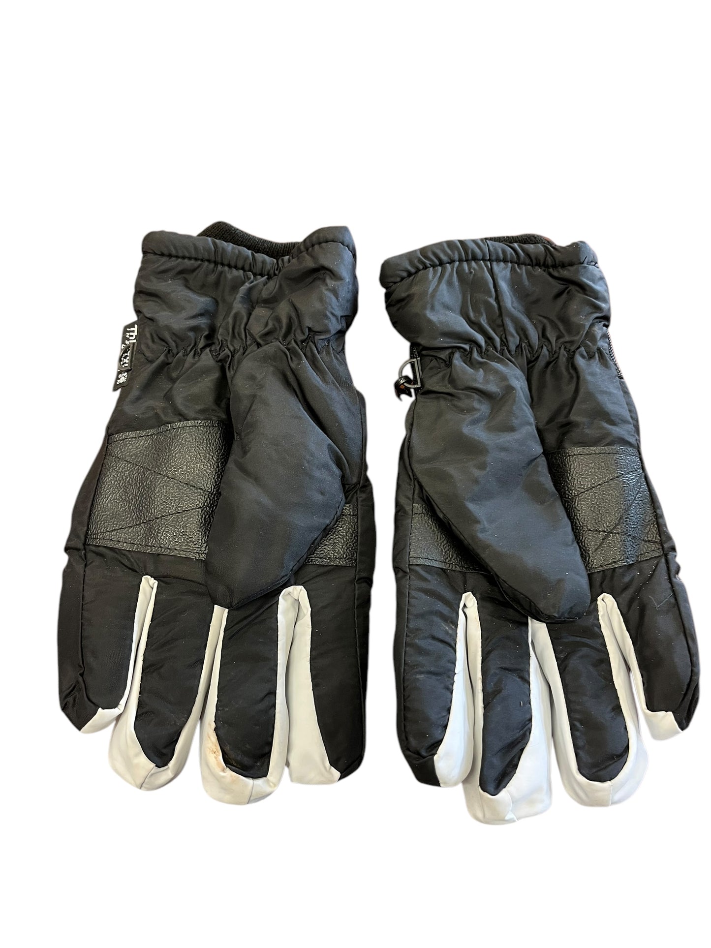 black,white Thinsulate Gloves, one size