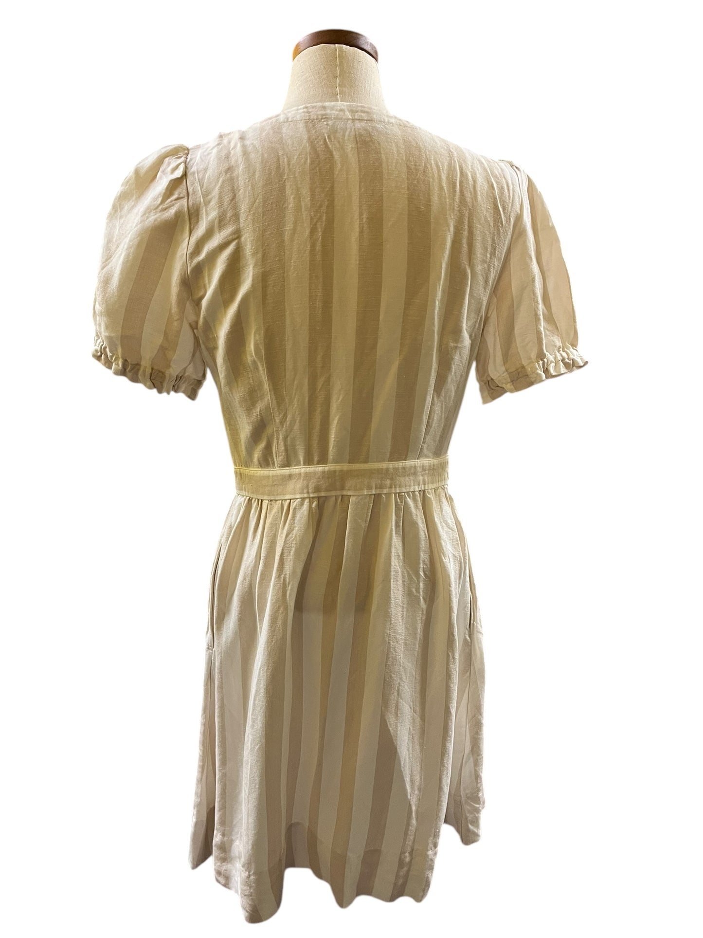 Cream and Tan Loft Dress, 4