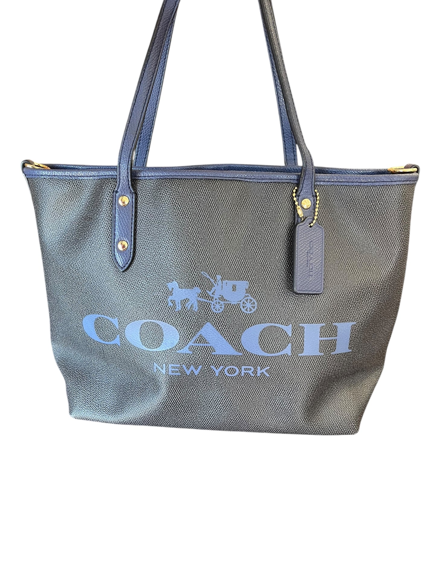 Navy Coach Purse