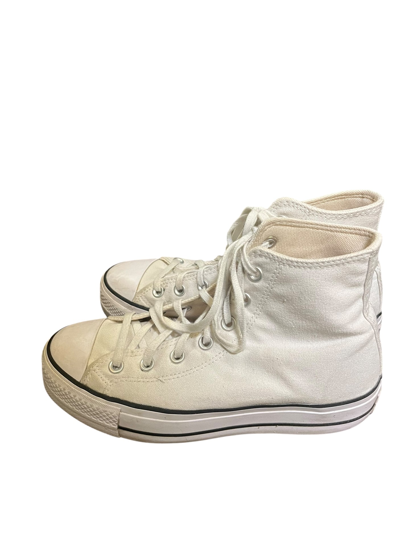 White Converse Sneakers, 8