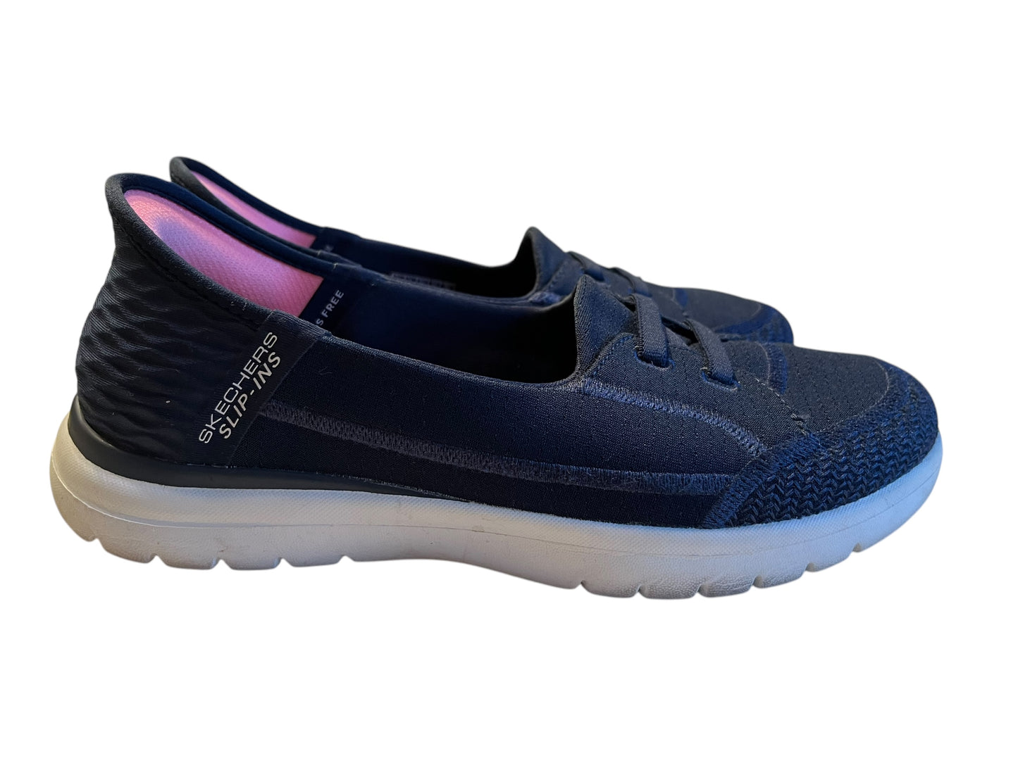 navy Skechers Sneakers, 6