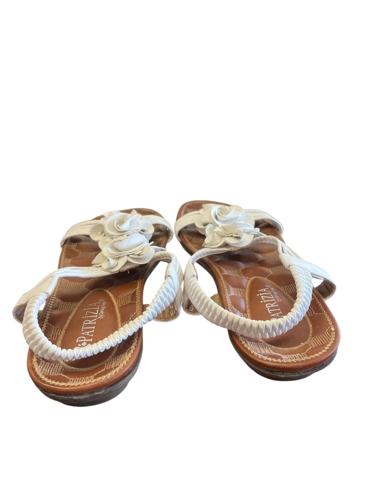 White Patrizia sandals, 36