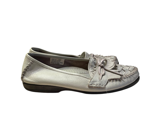 Cream Natural Sport Loafers, 7.5