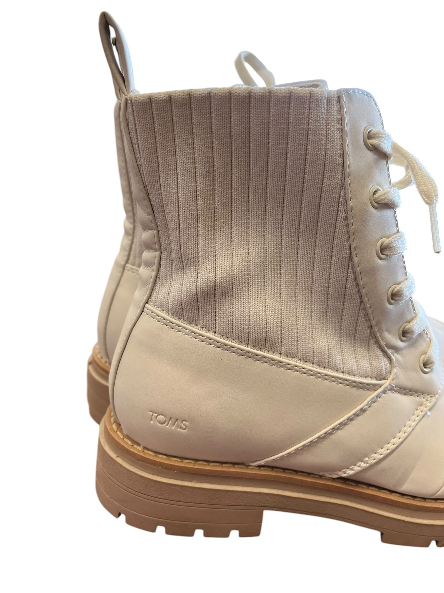 Light Sand Toms Boots, 8.5