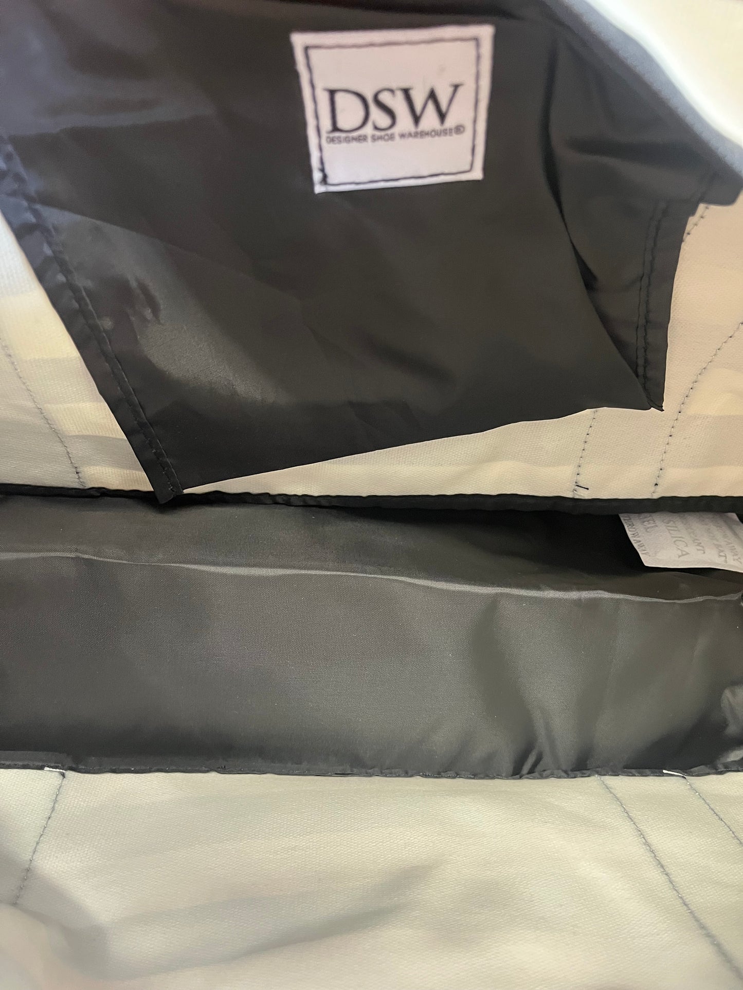 black,white DSW Duffle bag