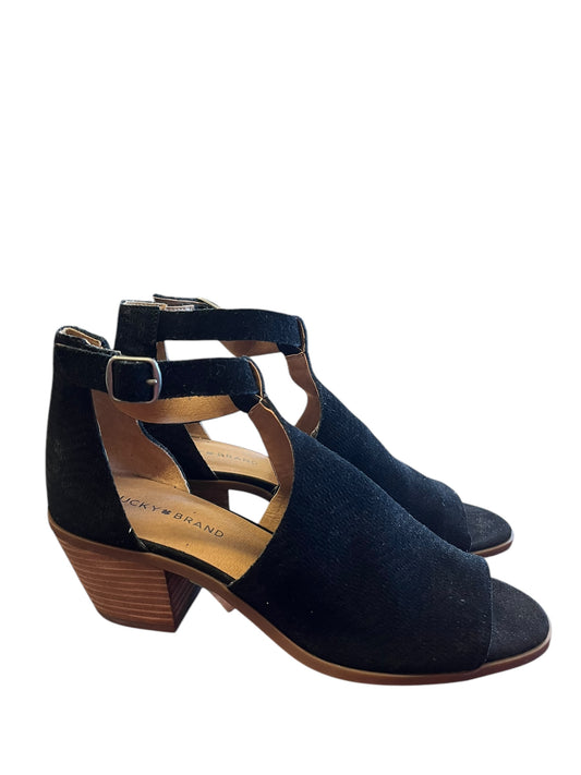 Black Lucky Brand Heels, 10