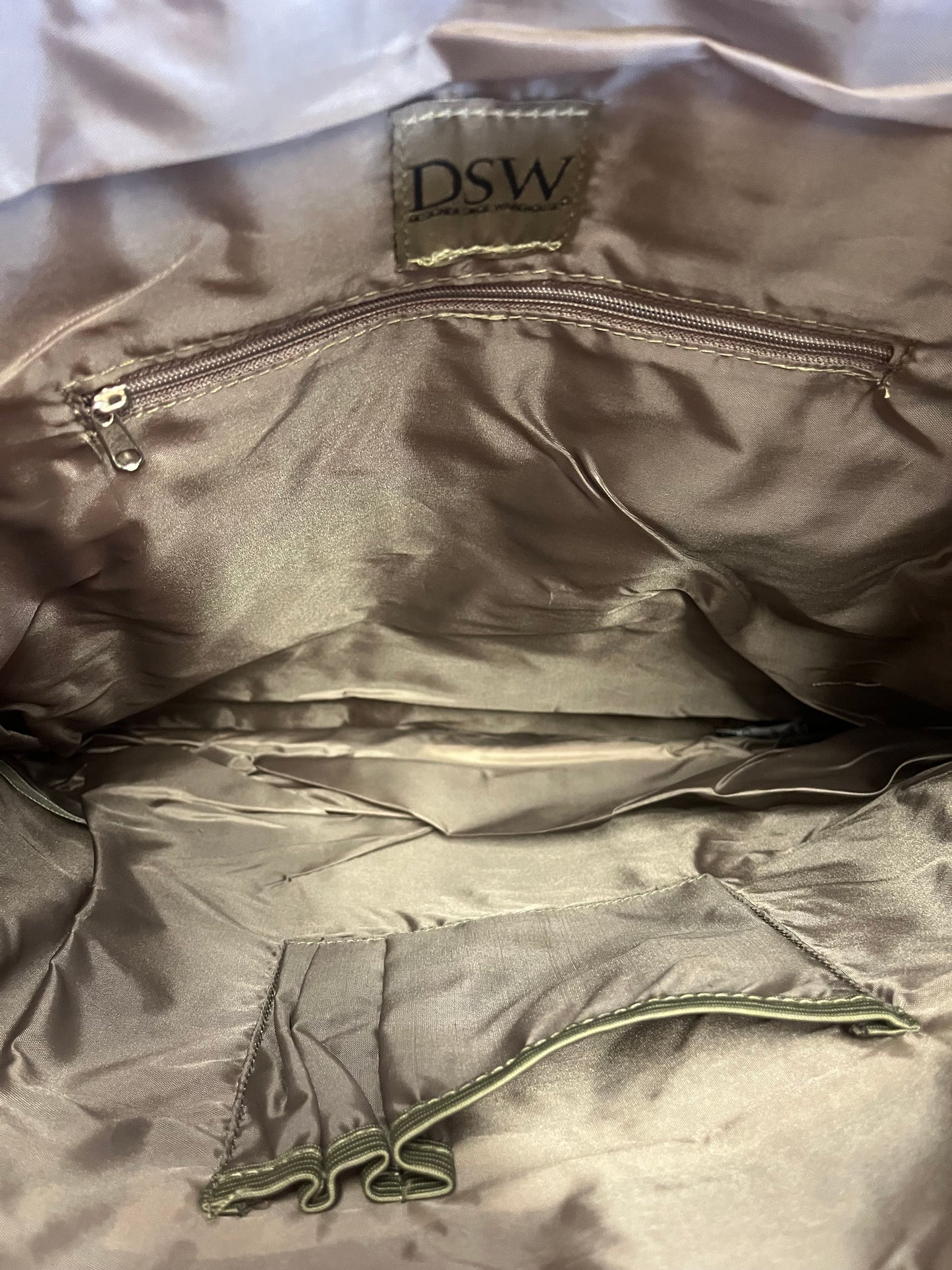 Green DSW backpack