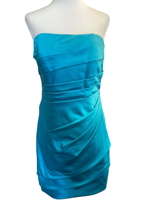 Aqua David's Bridal Formal Dress, 8