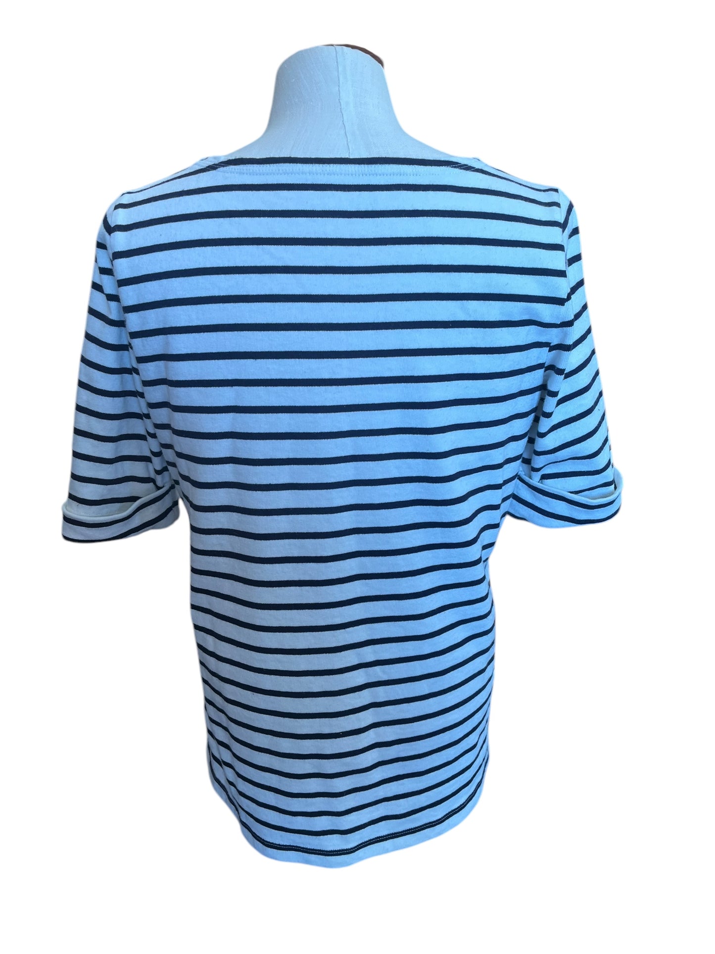 striped Land's End Women's top, Small