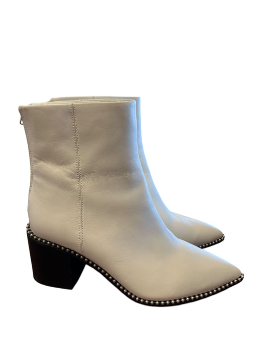 White Steve Madden Boots, 8