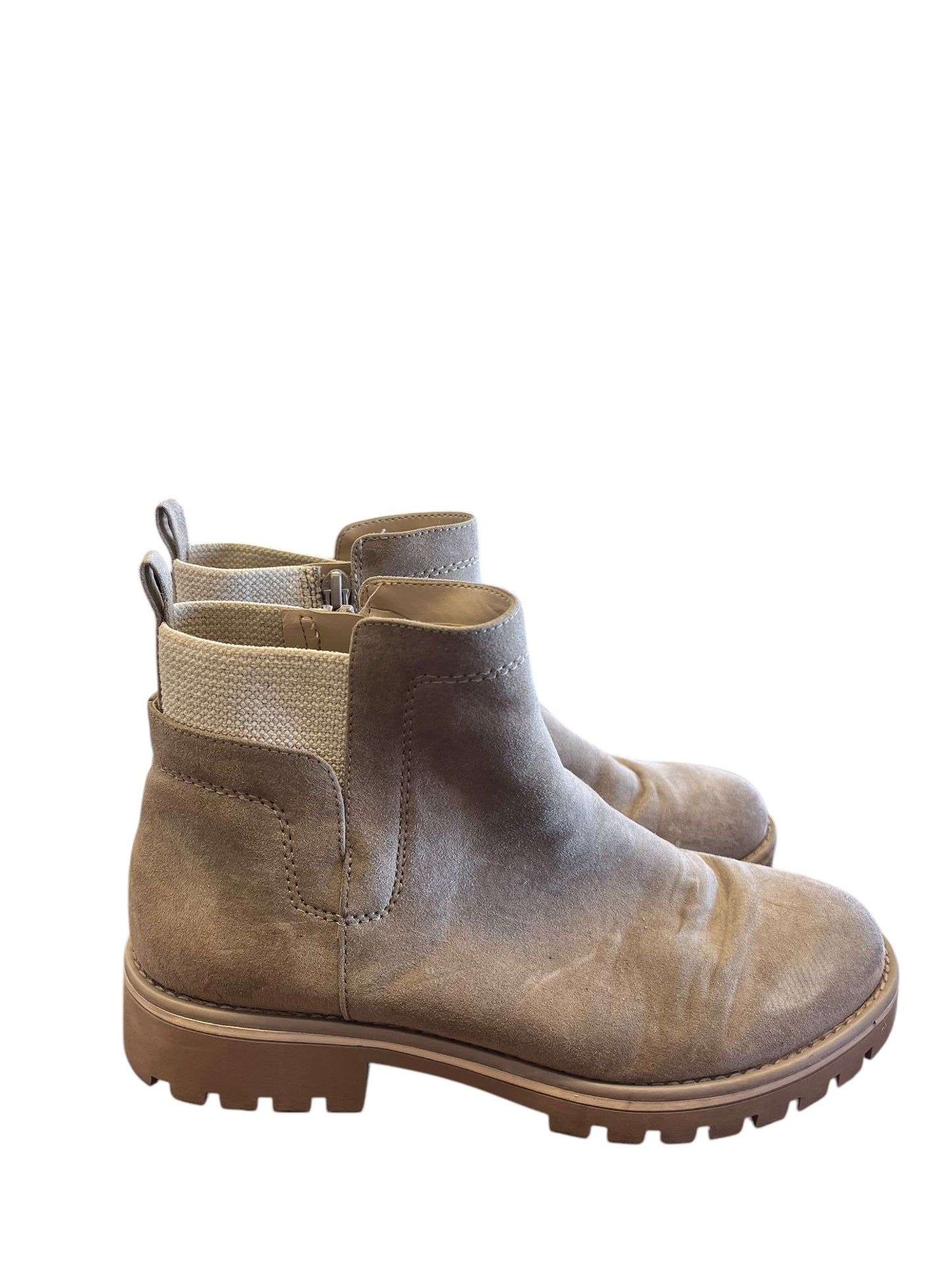 Tan Sole Society Boots, 7.5