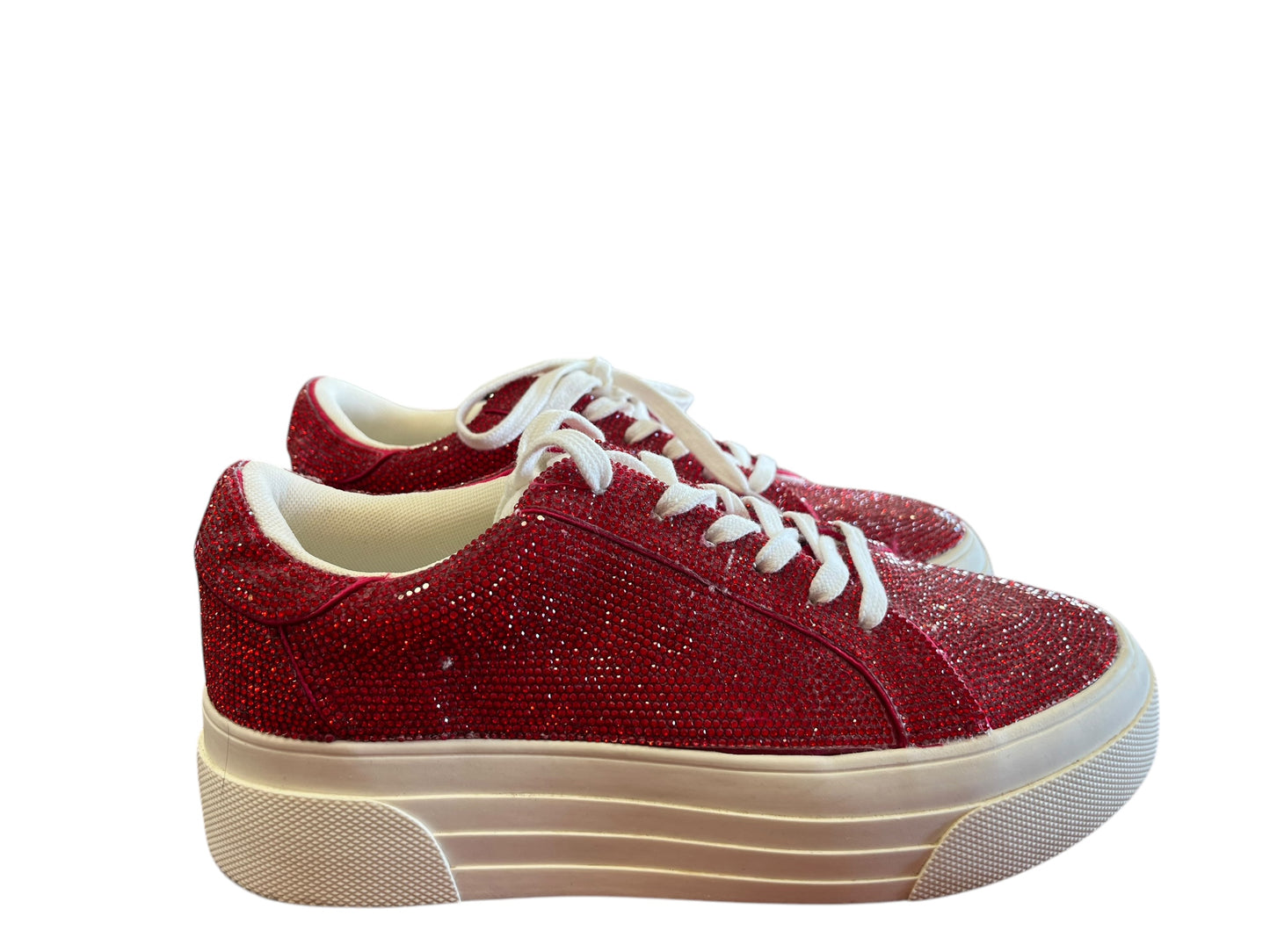 Red Jessica Simpson Sneakers, 7.5