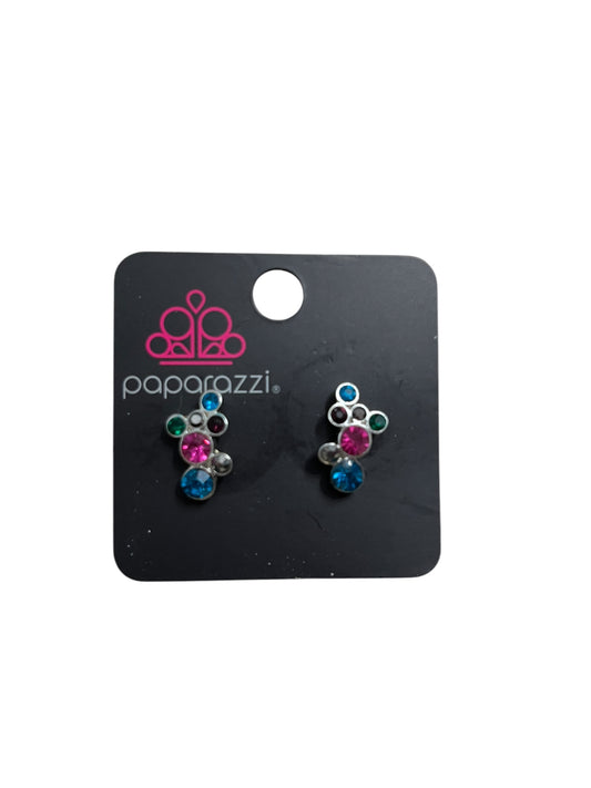 silver Paparazzi earrings