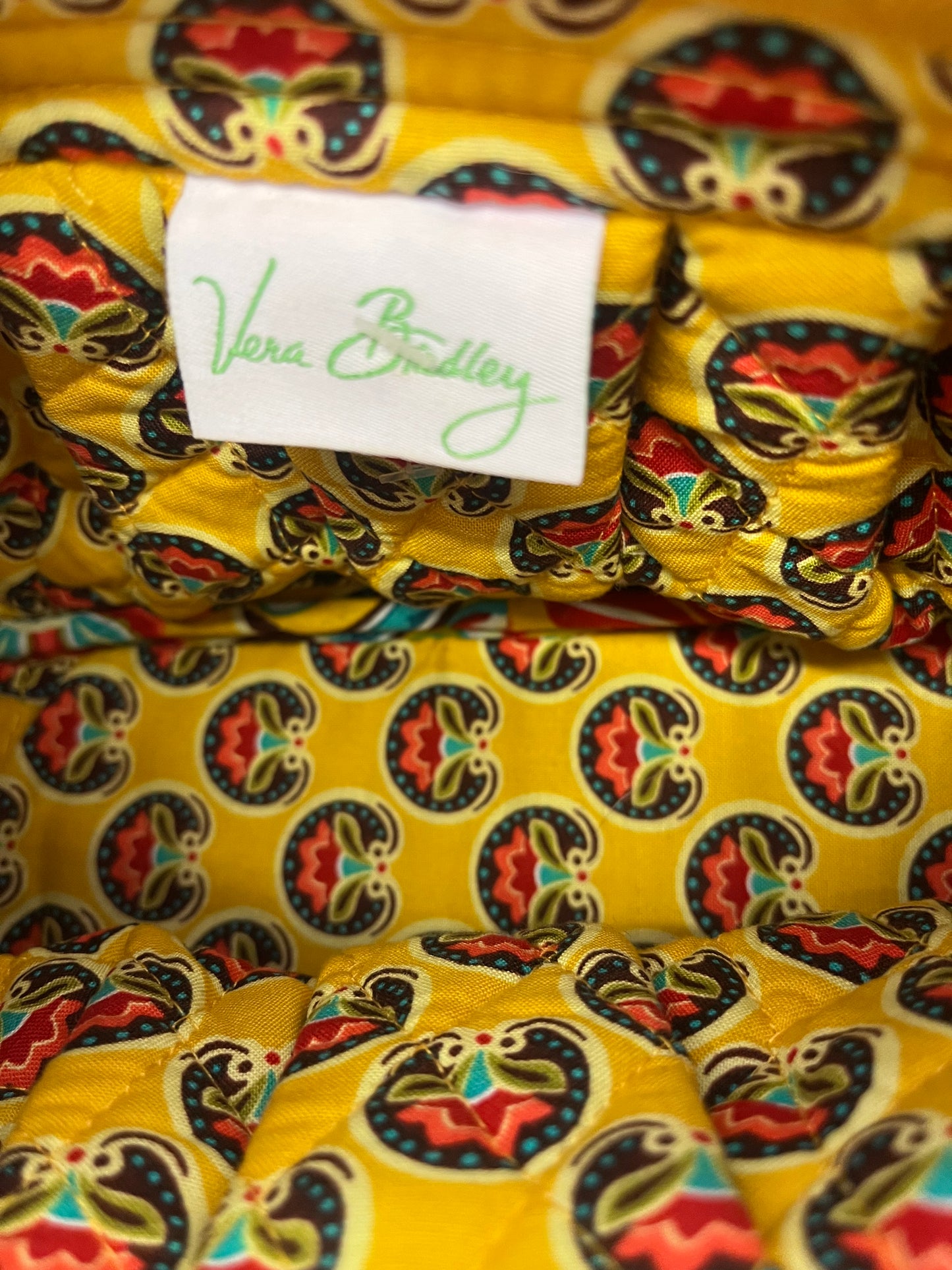 Yellow Vera Bradley Purse