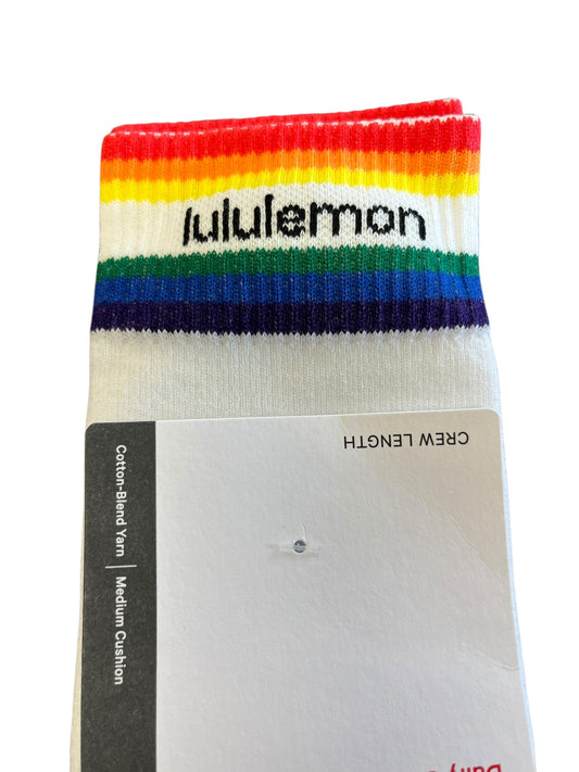 White Lululemon Socks, Medium