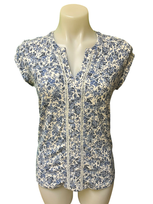 blue floral Tommy Hilfiger Women's top, SP