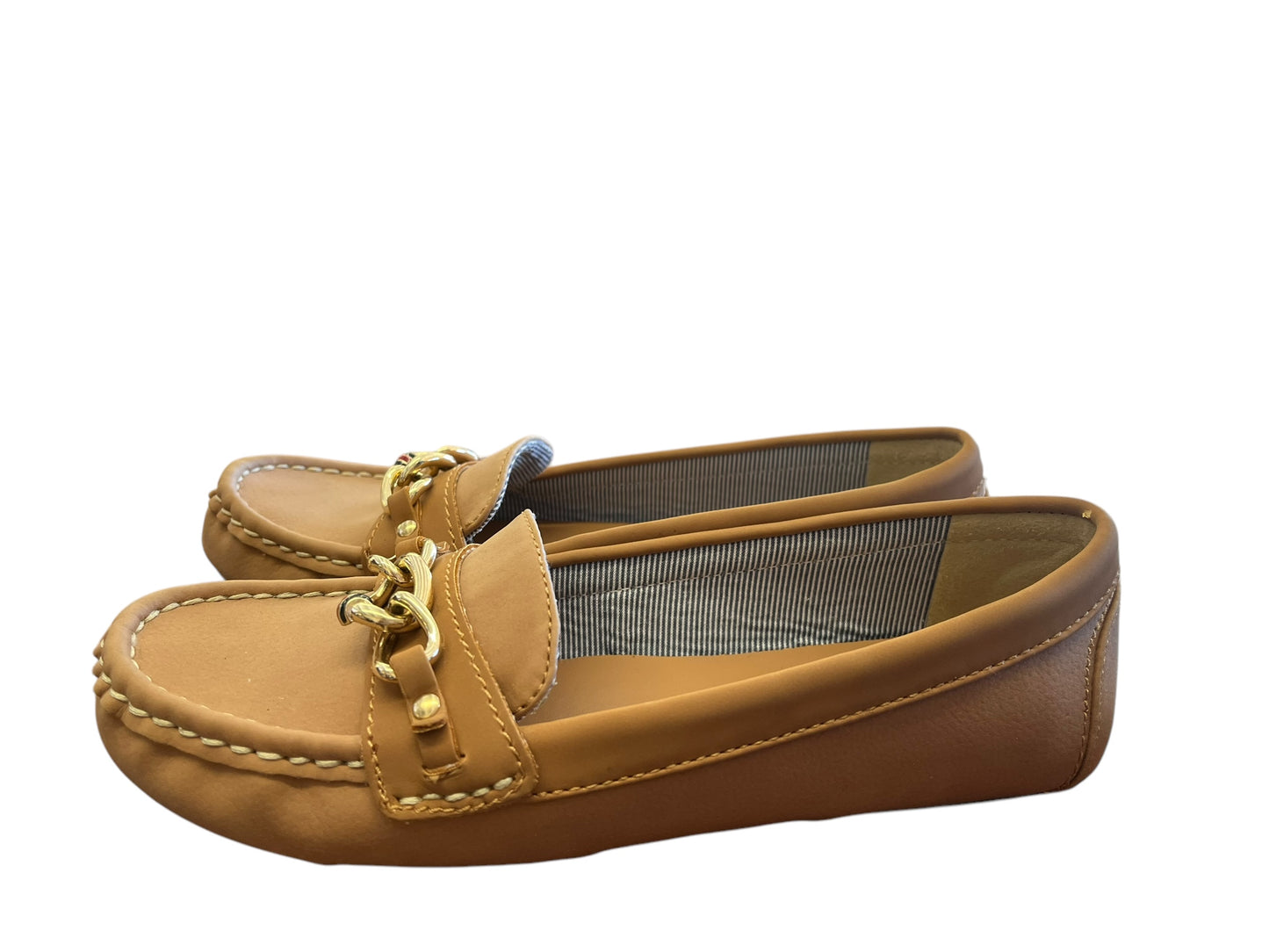 Tan Tommy Hilfiger Loafers, 6.5