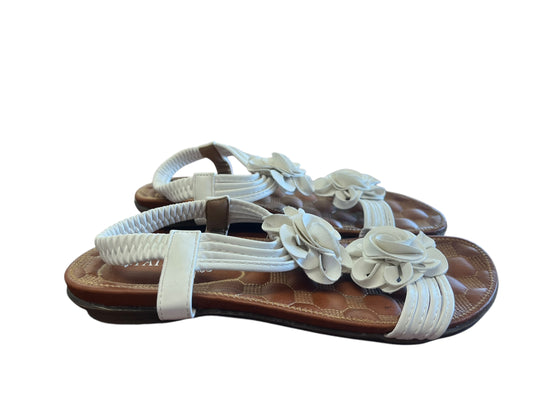 White Patrizia sandals, 36