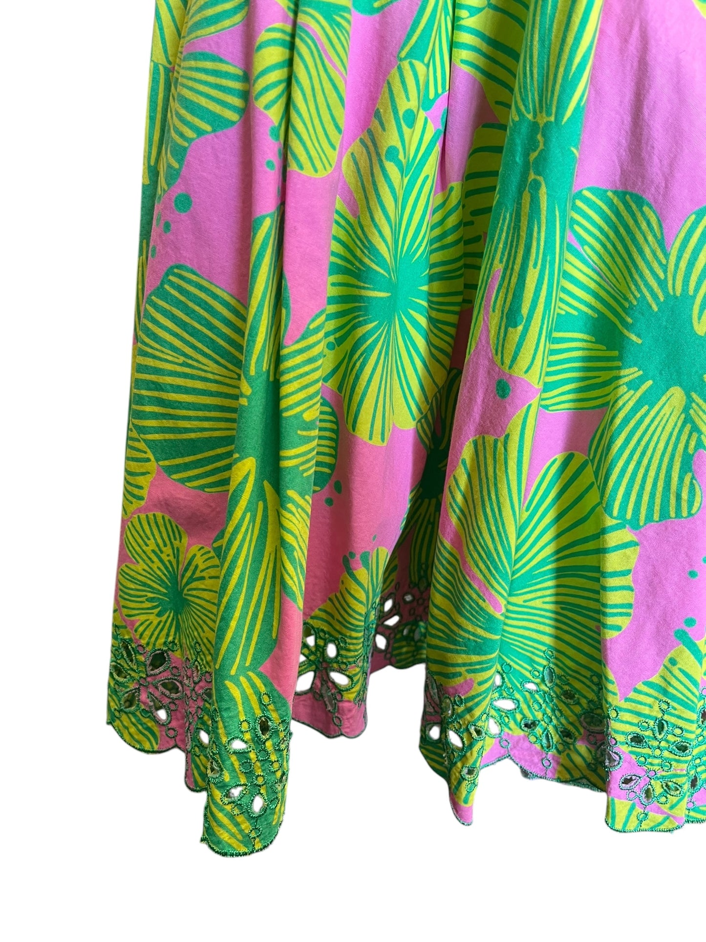 green and pink Lily Pulitzer Skirt, 5