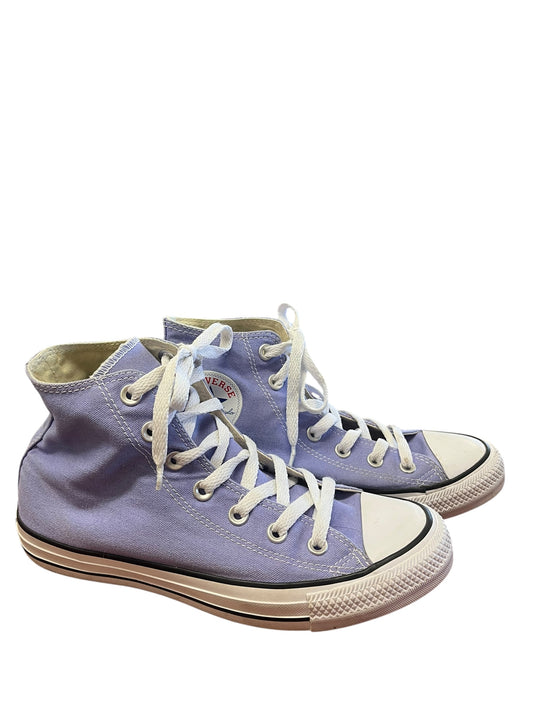 Lavendar Converse Sneakers, 8