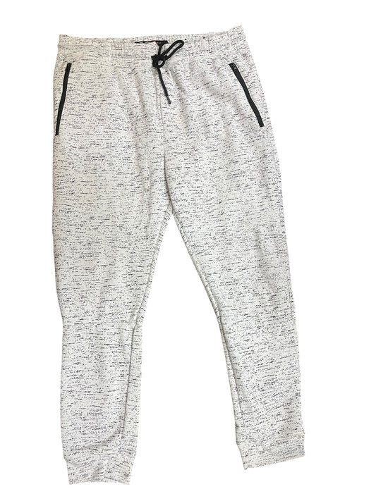 black,white Brooklyn Cloth Sweatpants, XL