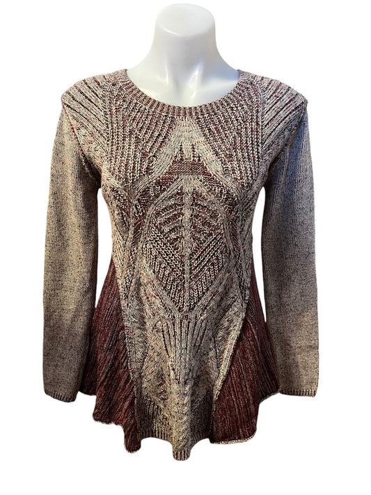 Maroon Altar'd State Sweater, Small