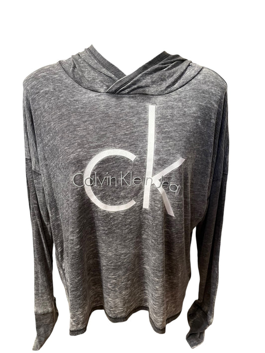 Gray Calvin Klein Women's top, Large