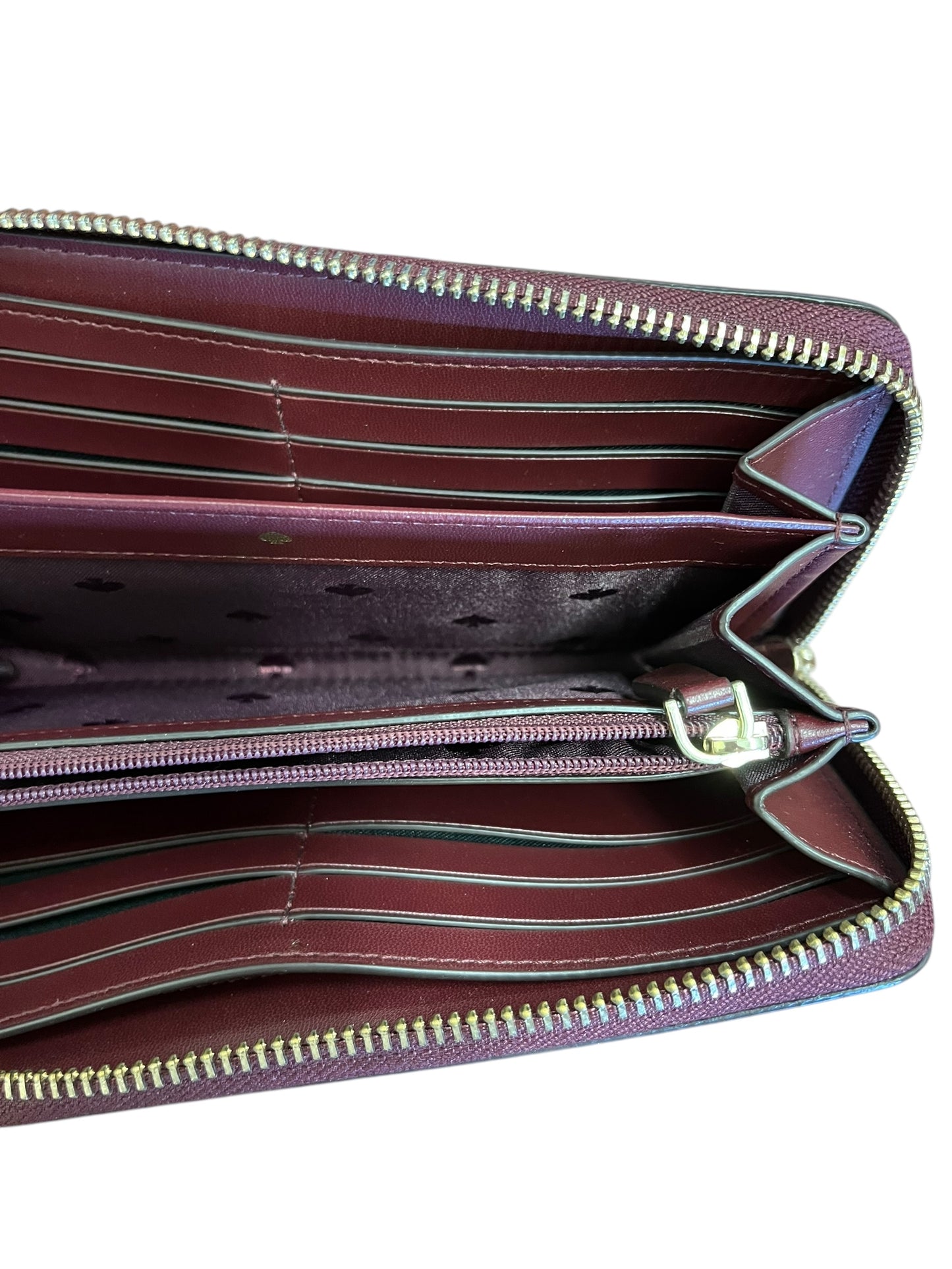 burgundy Kate Spade wallet