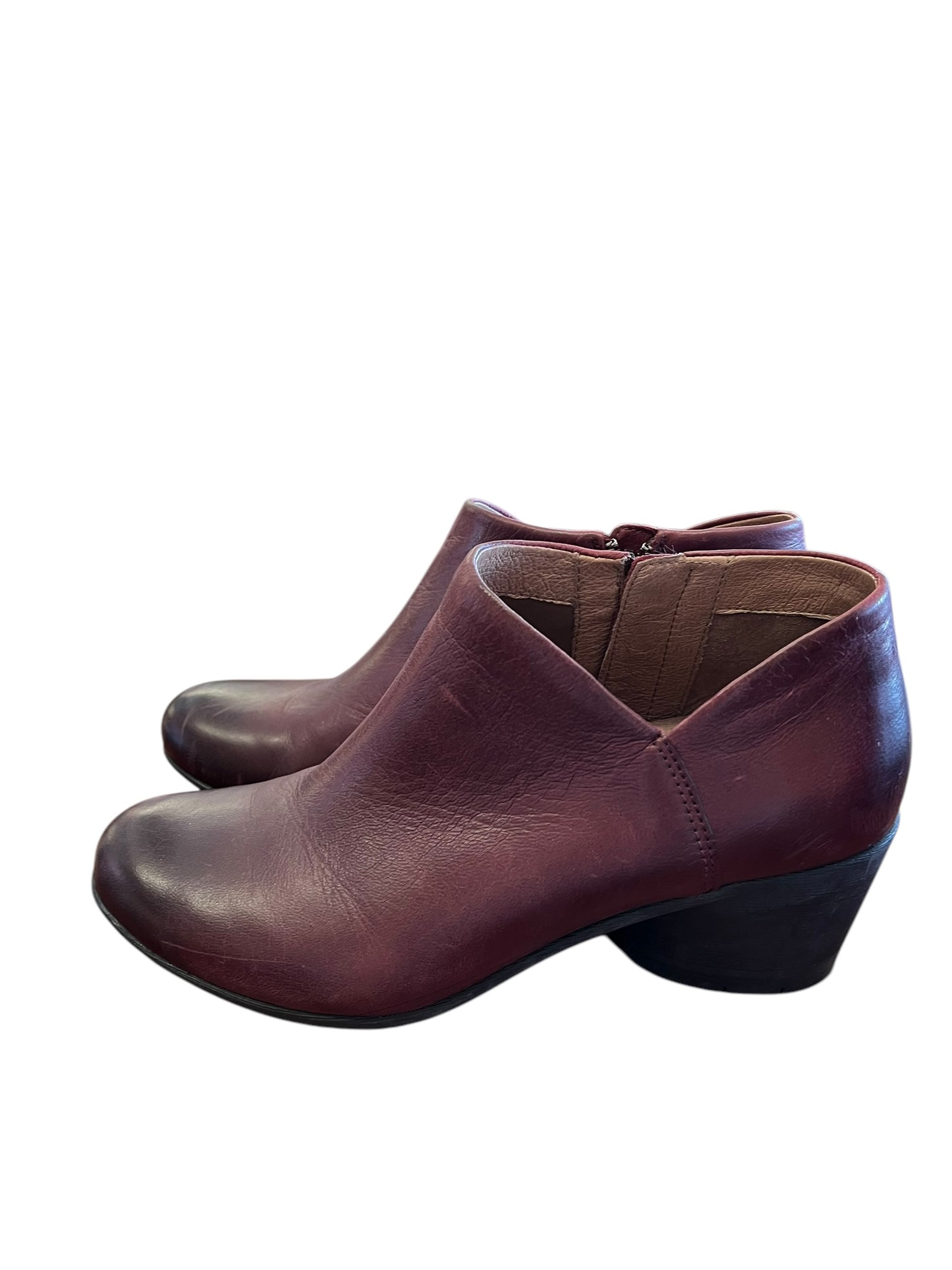 burgundy Dansko Boots, 39