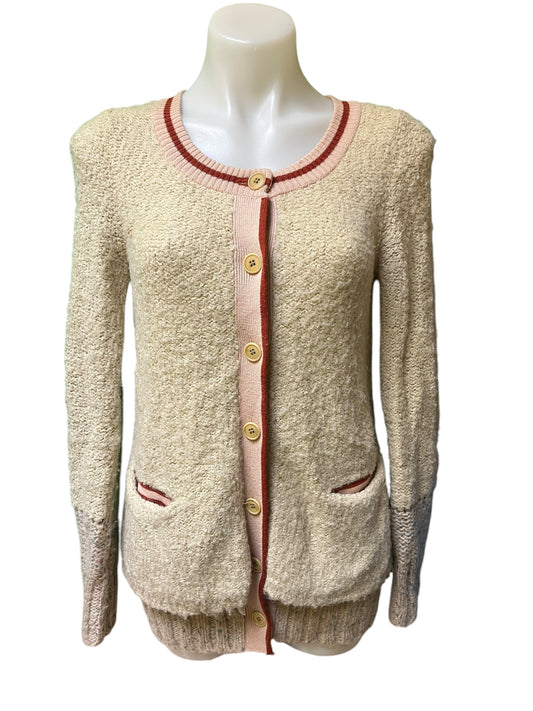 Tan Charlie & Robin Cardigan, Small