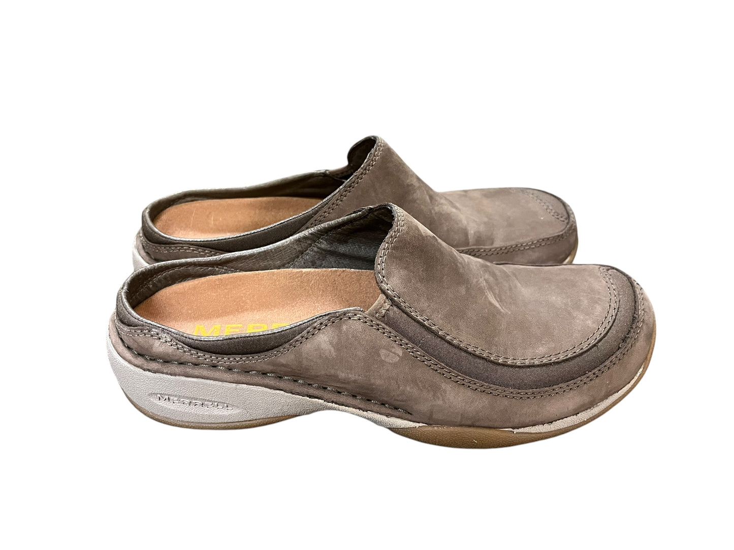 Brown Merrell Clogs, 8