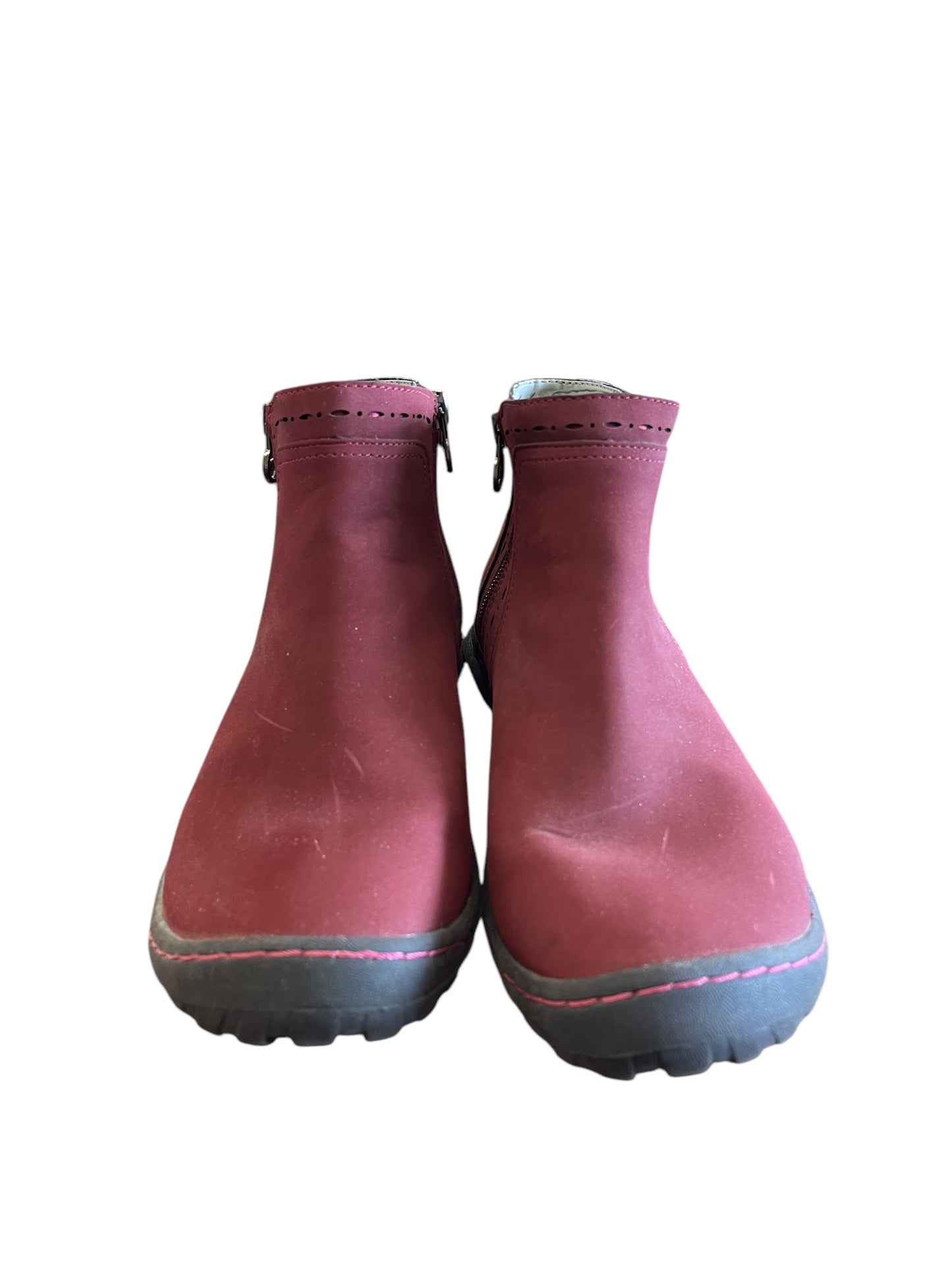 Maroon JBU Boots, 7