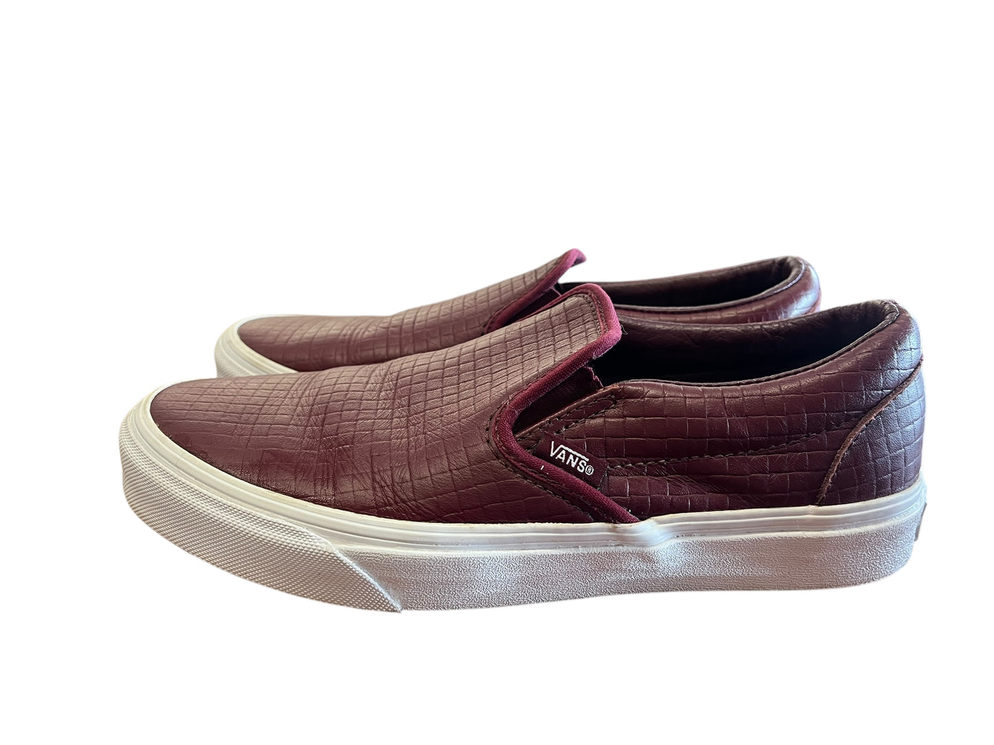 burgundy Vans Sneakers, 9