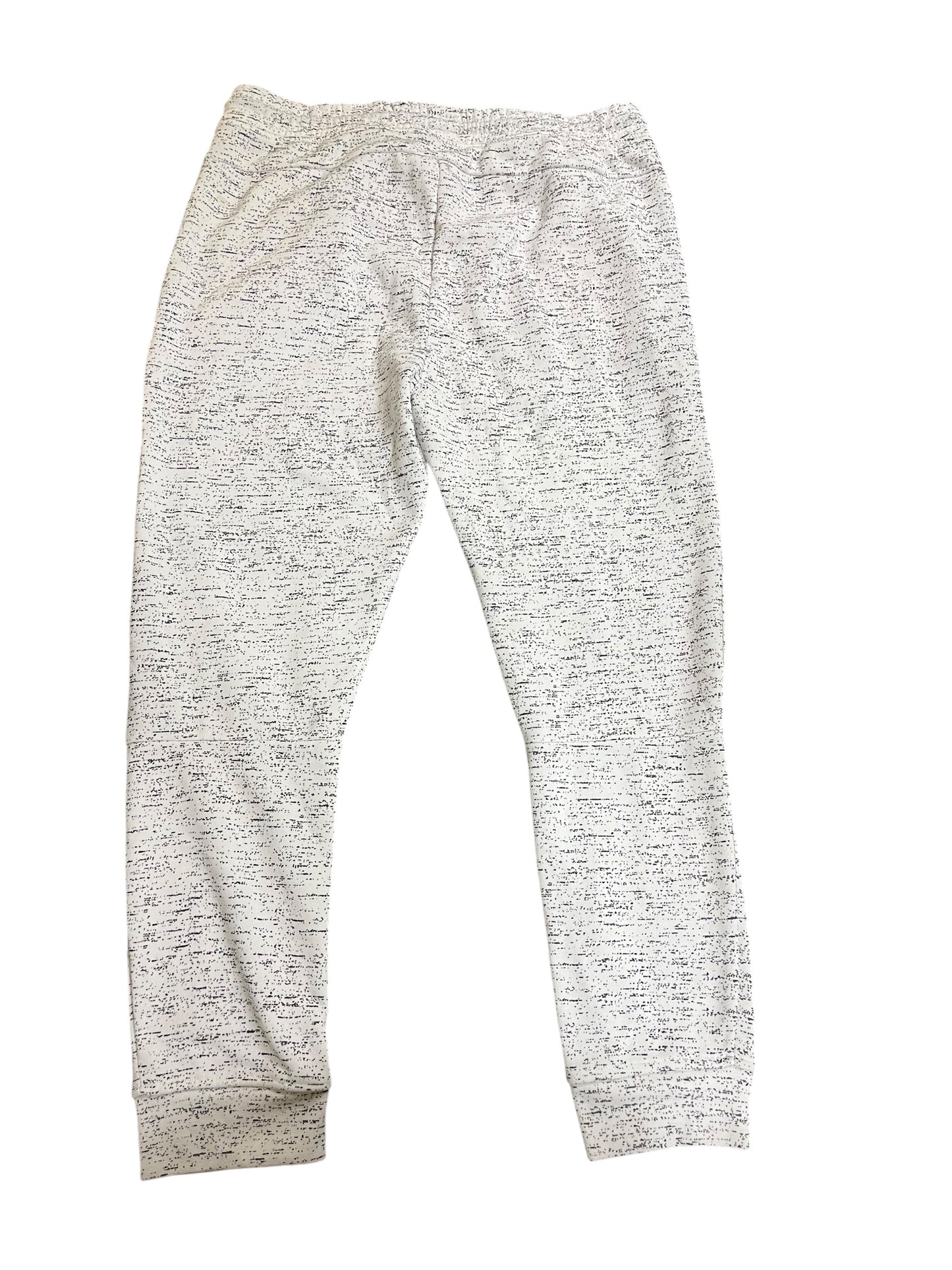 black,white Brooklyn Cloth Sweatpants, XL