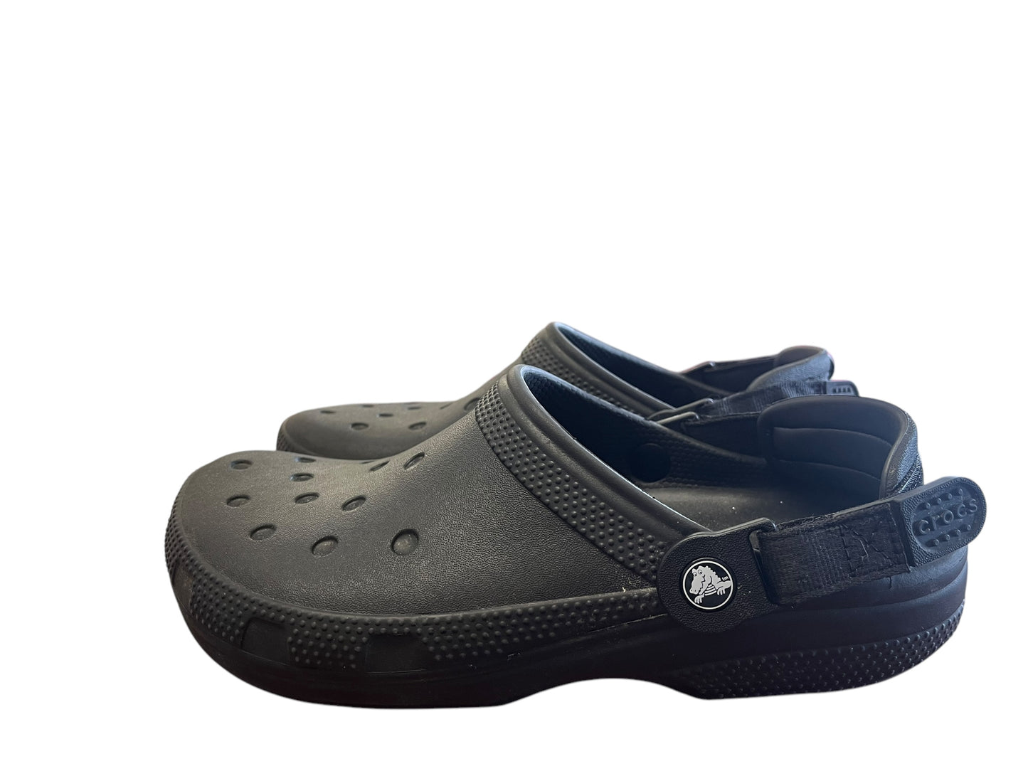 Black Crocs Clogs, 8