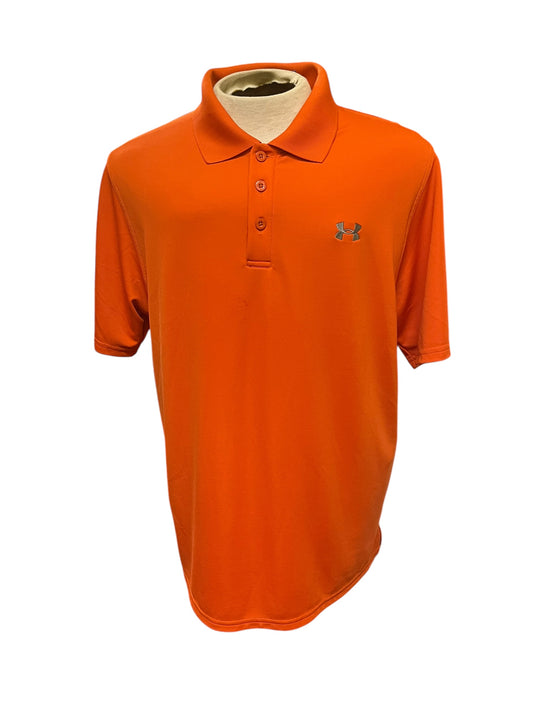 orange Under Armour Men's Tops, Large