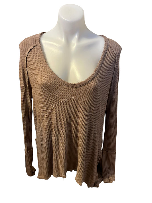 Tan Free People Women's top, Small