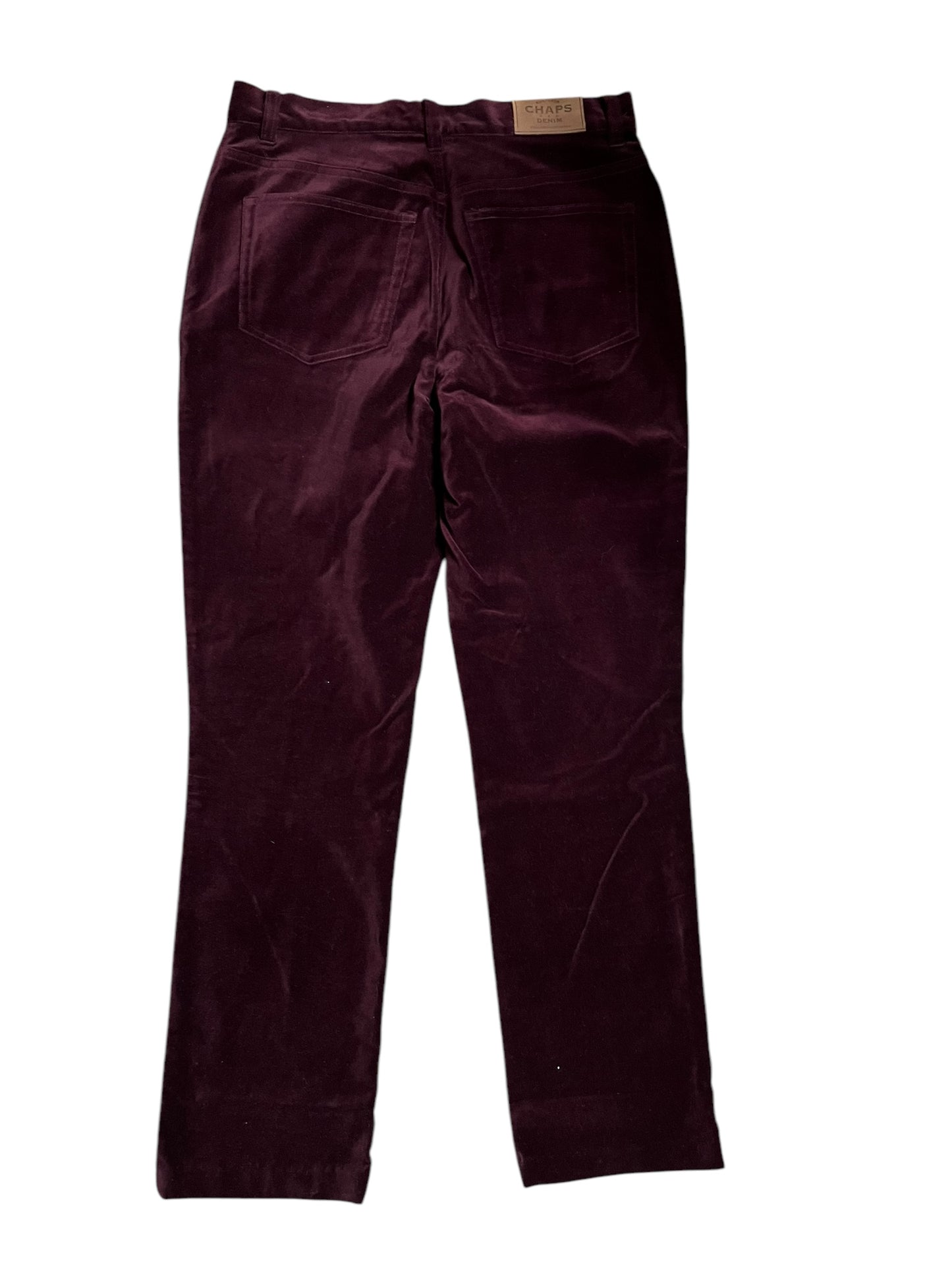 Maroon Chaps Pants, 4