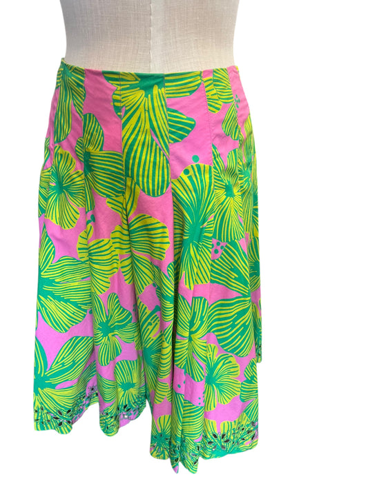 green and pink Lily Pulitzer Skirt, 5