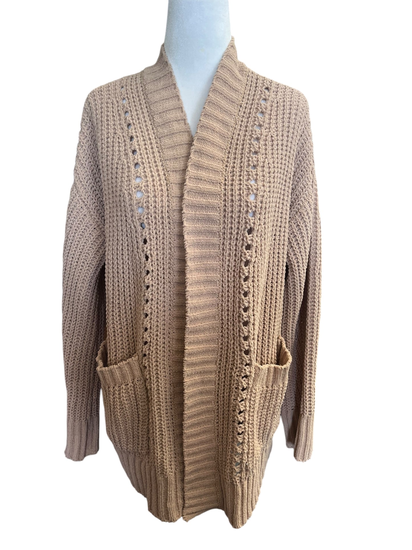 Tan American Eagle Cardigan, xs