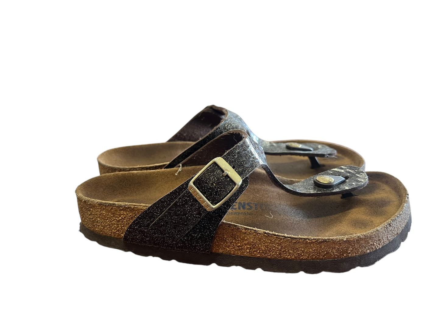 Brown Birkenstock sandals, 37