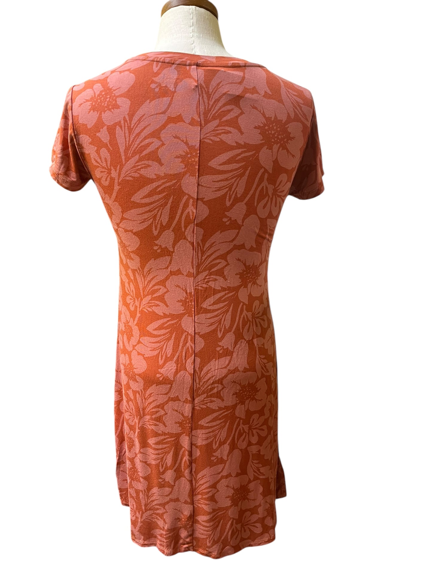 burnt orange Market  & Spruce Dress, Small