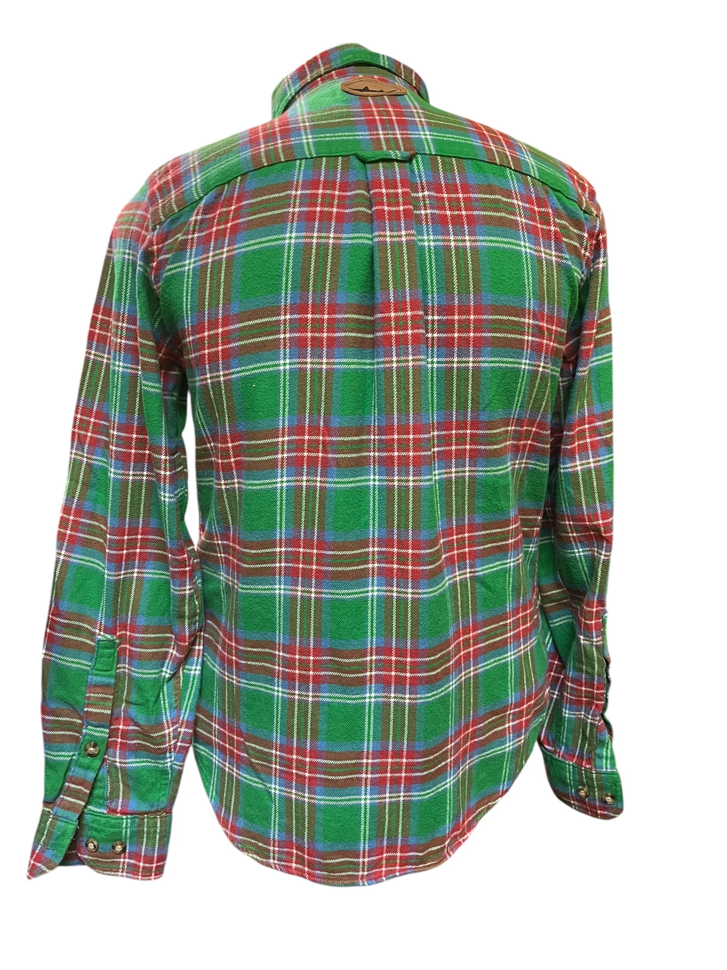 green plaid Woolrich Men's Tops, Small