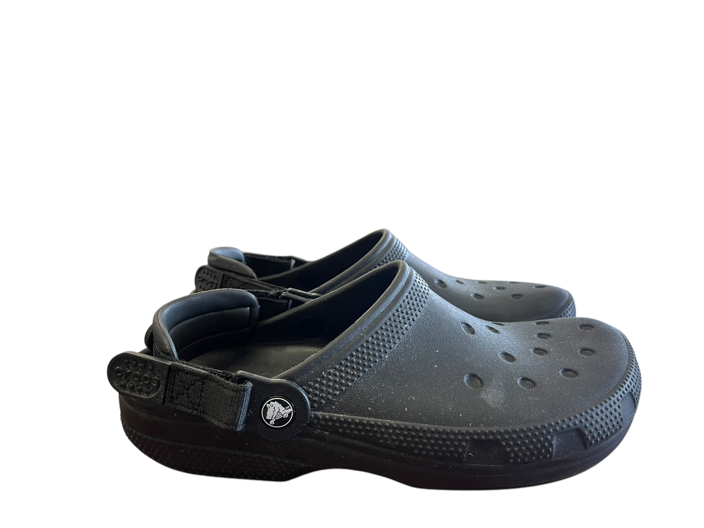 Black Crocs Clogs, 8