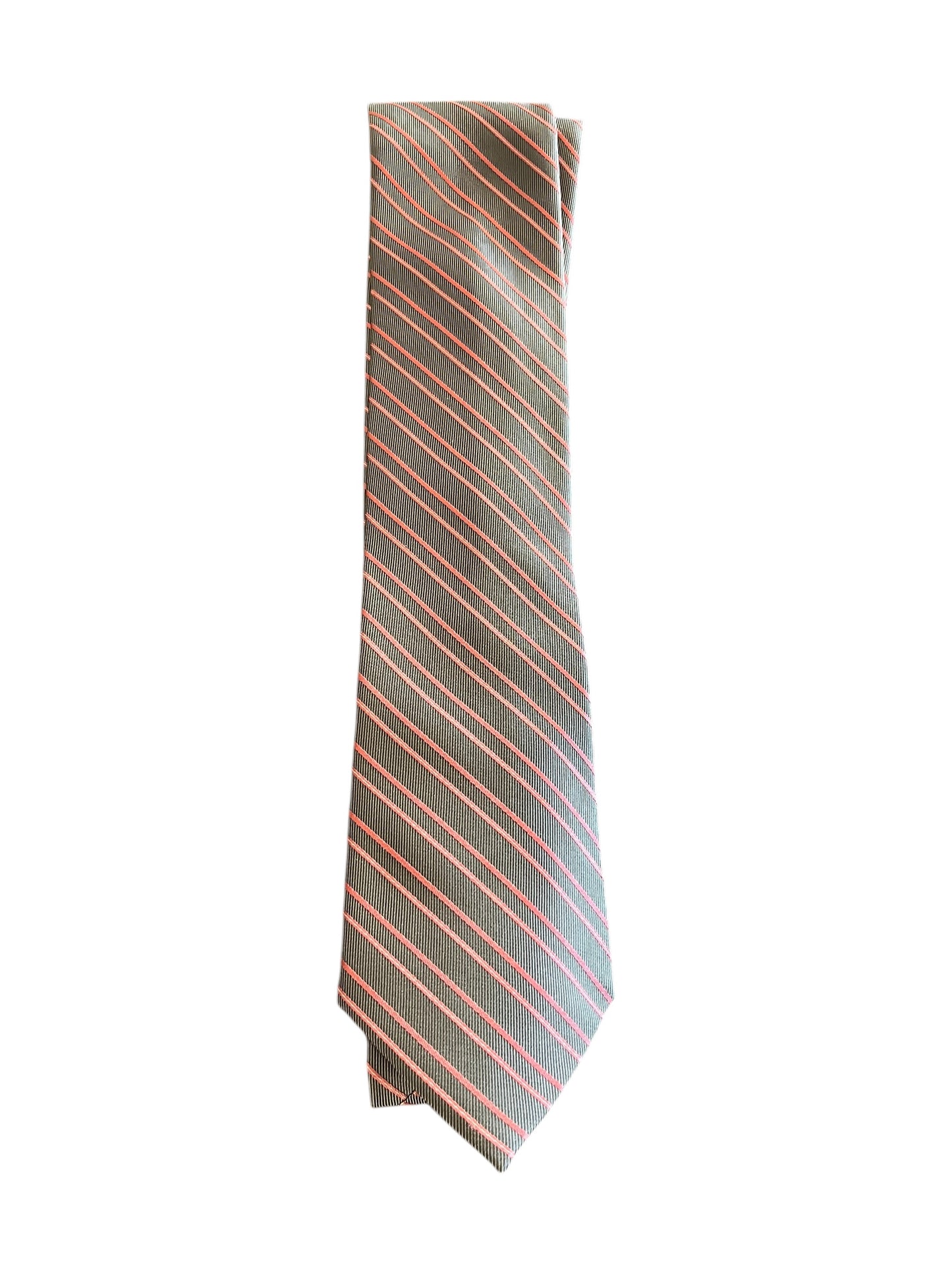 gray and pink Van Heusen tie, one size