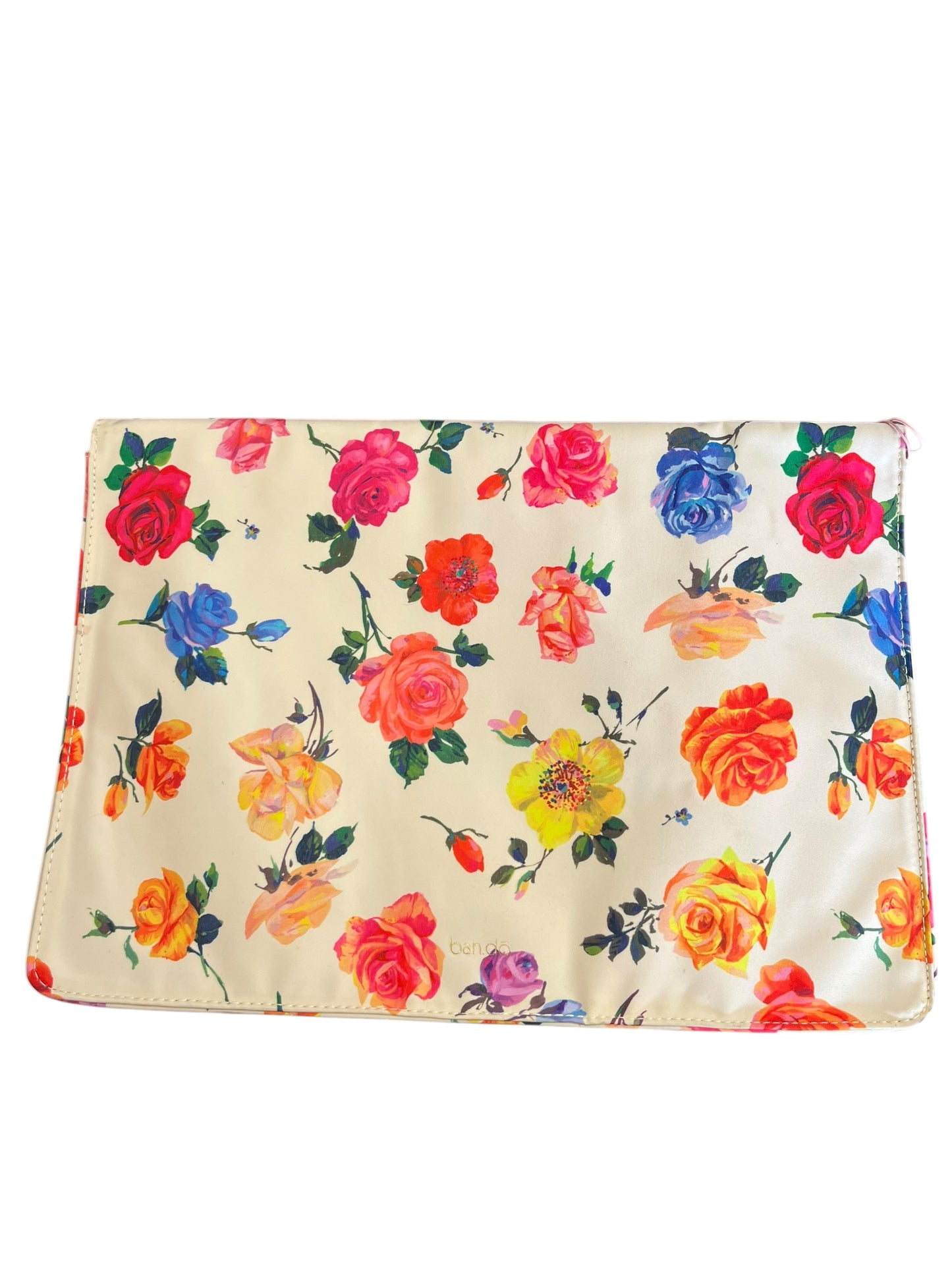 White Floral Bando Purse