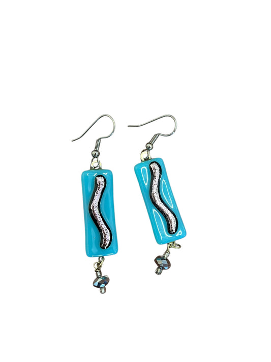 Aqua  earrings