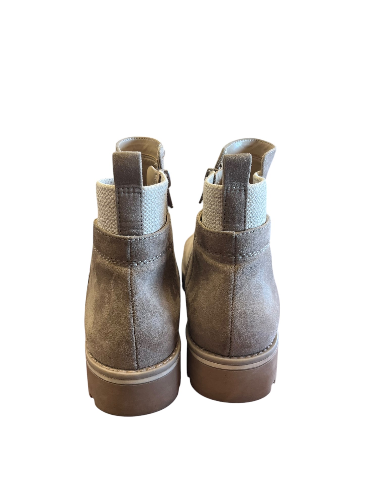 Tan Sole Society Boots, 7.5