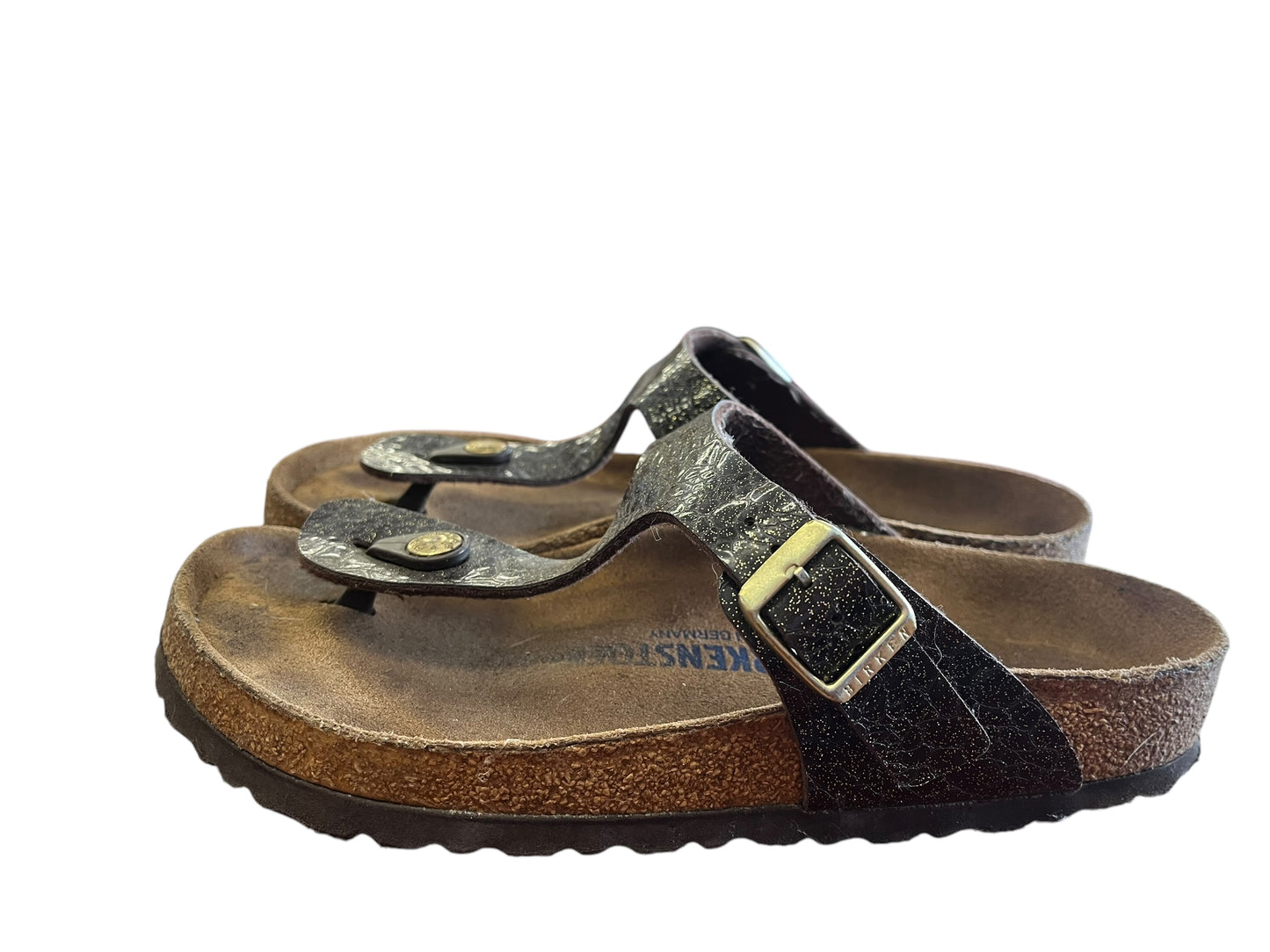 Brown Birkenstock sandals, 37